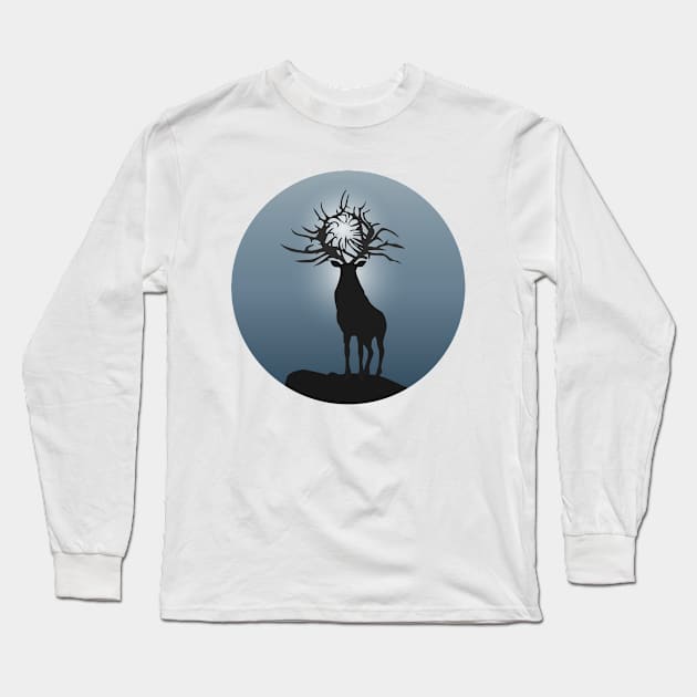 Morozova's stag Long Sleeve T-Shirt by Pasan-hpmm